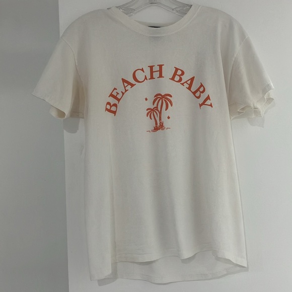 White Beach Baby Print T Shirt 🍊 - Picture 6 of 8
